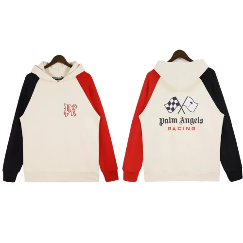Худи Palm Angels Checkboxes "Cream"