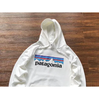 Худи Patagonia Mountain Landscape With Colorful Stripes Front Print "White" фото № 2 Худи Patagonia Mountain Landscape With Colorful Stripes Front Print "White" фото № 2