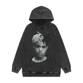 Худи Revenge Gray Palm Print "Gray"