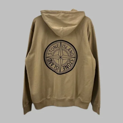 Худи Stone Island With Logo Brand - ZIP "Brown" фото № 7 Худи Stone Island With Logo Brand - ZIP "Brown" фото № 7