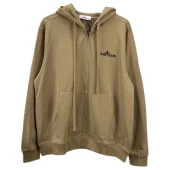 Худи Stone Island With Logo Brand - ZIP "Brown"
