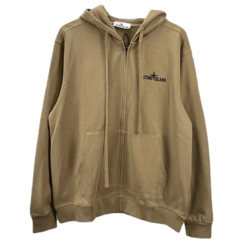 Худи Stone Island With Logo Brand - ZIP "Brown"