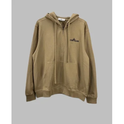 Худи Stone Island With Logo Brand - ZIP "Brown" фото № 8 Худи Stone Island With Logo Brand - ZIP "Brown" фото № 8