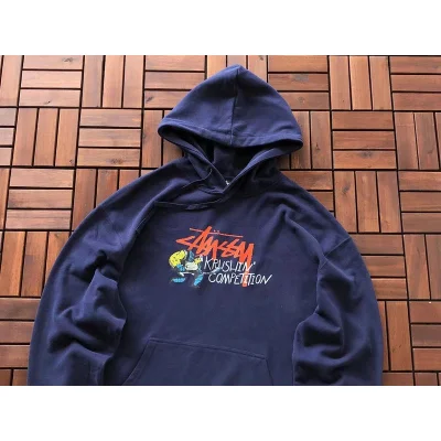 Футболка Stussy Inscription Krushin Competition "Blue" фото № 2