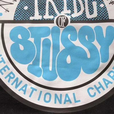 Худи Stussy Colorful Circle With Logo And Inscription Inside Back "Black" фото № 4