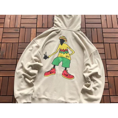 Худи Stussy Man In Colorful Clothes "Beige" фото № 3
