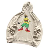 Худи Stussy Man In Colorful Clothes "Beige"