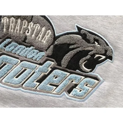 Худи Trapstar Leopard Print With Inscription "Gray" фото № 4