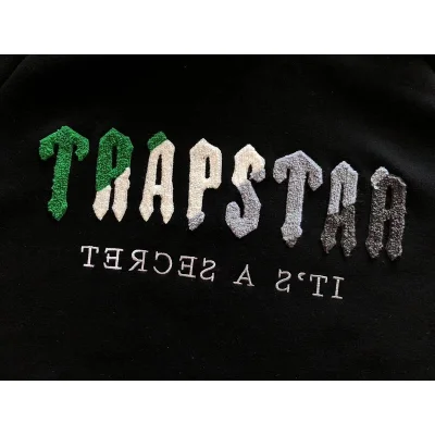 Худи Trapstar Embroidered Logo And Wide Front Pocket "Black" фото № 4