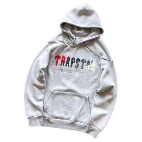 Худи Trapstar Wide Front Pocket And Mirror Inscription It's A Secret "Gray"
