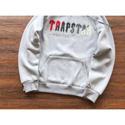 Худи Trapstar Wide Front Pocket And Mirror Inscription It's A Secret "Gray" фото № 3 Худи Trapstar Wide Front Pocket And Mirror Inscription It's A Secret "Gray" фото № 3