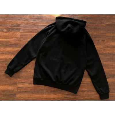 Худи Trapstar Wide Front Pocket And Multicolor Logo "Black" фото № 2