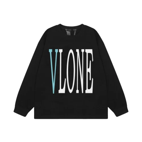 Свитшот Vlone Drawn Blue Letter V "Black"