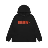 Худи Vlone Red Text Friends "Black"