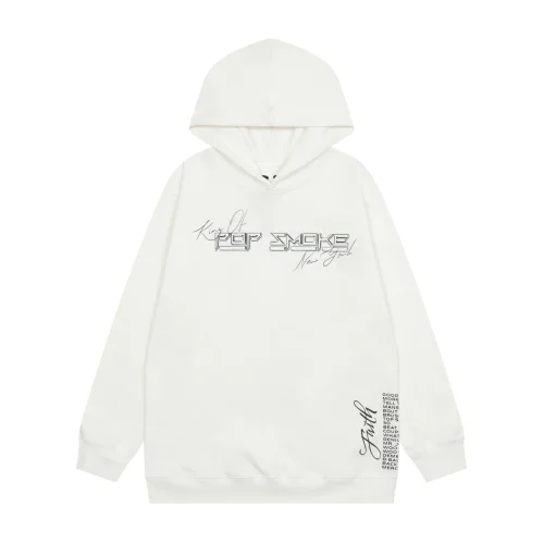 Худи Vlone Pop Smoke New York Faith "White"
