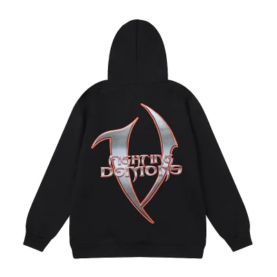 Худи Vlone Fighting Demons "Black" фото № 2