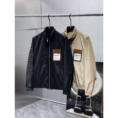 Курка-бомбер Burberry Frontside On The Sleeve Brown Logo "Black" фото № 2