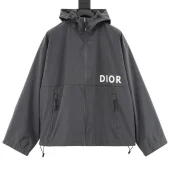 Куртка Christian Dior Frontside White Logo Dior "Gray"