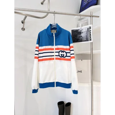 Олимпийка Gucci Striped "White/Blue" фото № 3