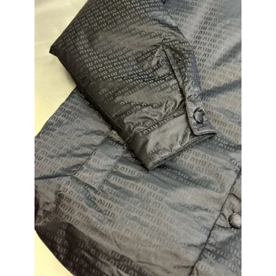 Куртка Miu Miu Black Frontside Logo On Pocket White Logo "Black" фото № 6