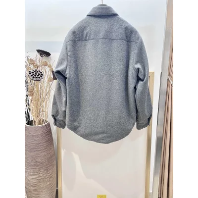 Куртка-рубашка Miu Miu Blank "Gray" фото № 6