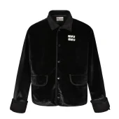 Демисезонная куртка Miu Miu Smooth Silk "Black"