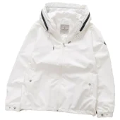 Ветровка Moncler With Lock On The Hood "White"