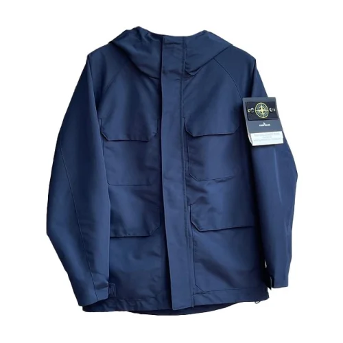 Ветровка Stone Island Comfortable With A Hood "Blue/Black"