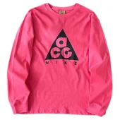Лонгслив ACG Logo Inside Triangle Front "Pink"