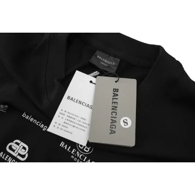 Лонгслив Balenciaga With Print Of Small Logos "Black" фото № 7 Лонгслив Balenciaga With Print Of Small Logos "Black" фото № 7