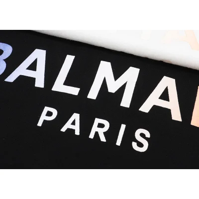 Свитшот Balmain Color Label Brand "Black" фото № 2