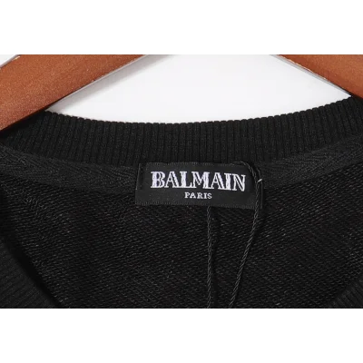 Свитшот Balmain Color Label Brand "Black" фото № 5