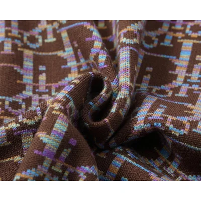 Лонгслив Christian Dior Colorful Print Logos Dior "Brown" фото № 7