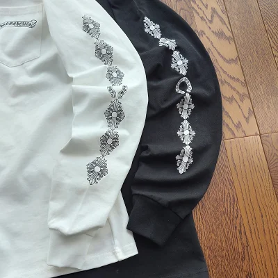 Лонгслив Chrome Hearts Patterns And Brand Logo "Black" фото № 4 Лонгслив Chrome Hearts Patterns And Brand Logo "Black" фото № 4