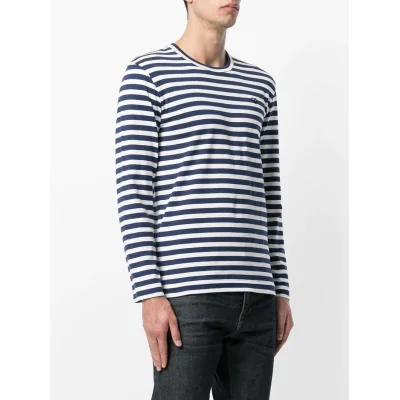 Лонгслив Comme des Garçons Play Black Heart "Navy Blue" фото № 7