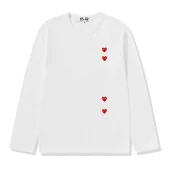 Лонгслив Comme des Garçons Play Front Mini Hearts "Gray"