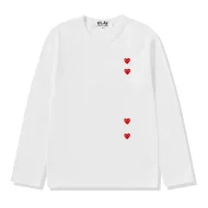 Лонгслив Comme des Garçons Play Front Mini Hearts