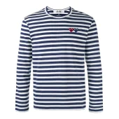 Лонгслив Comme des Garçons Play Navy Stripes "Red and Blue"