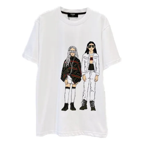 Футболка Fendi People "White"