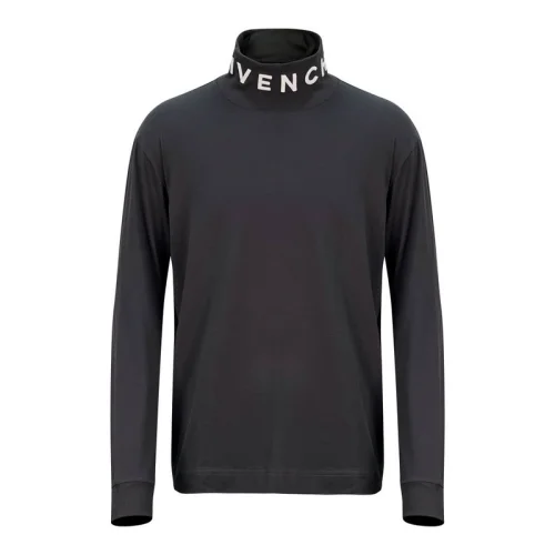 Лонгслив Givenchy Long Sleeves The Inscription On The Collar «Black»