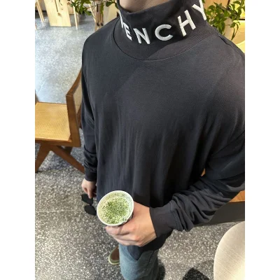 Лонгслив Givenchy Long Sleeves The Inscription On The Collar «Black» фото № 7