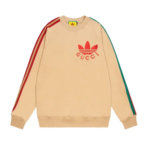 Лонгслив Gucci With The Adidas Logo "Beige"