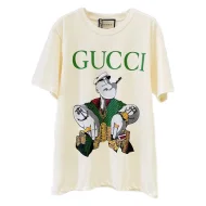 Футболка GUCCI Cartoon Print "White"