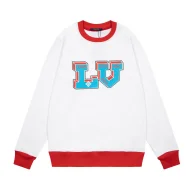 Лонгслив Louis Vuitton Capital Letters Of The Brand "White"
