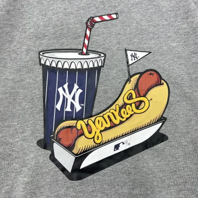 Лонгслив New Era Hotdog "Gray" фото № 6