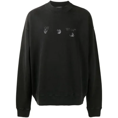 Лонгслив Off White Small Hand Drawings "Black" фото № 2 Лонгслив Off White Small Hand Drawings "Black" фото № 2