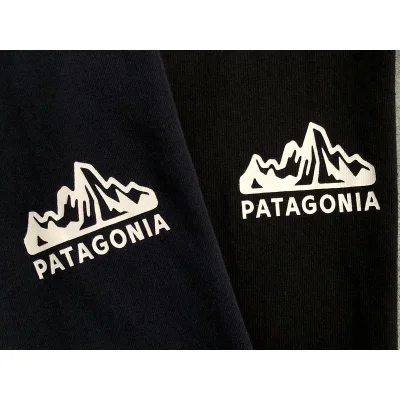 Лонгслив Patagonia Mountain Landscape Inside Circle "Black" фото № 9