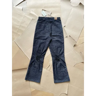 Брюки Kapital Casual Streetwear Flared "Dark Blue" фото № 2