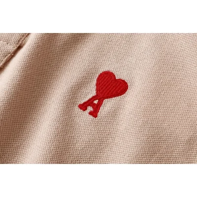 Поло Amiri Heart logo "Beige" фото № 8