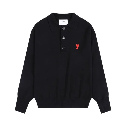 Поло Amiri With Long Sleeves "Black"
